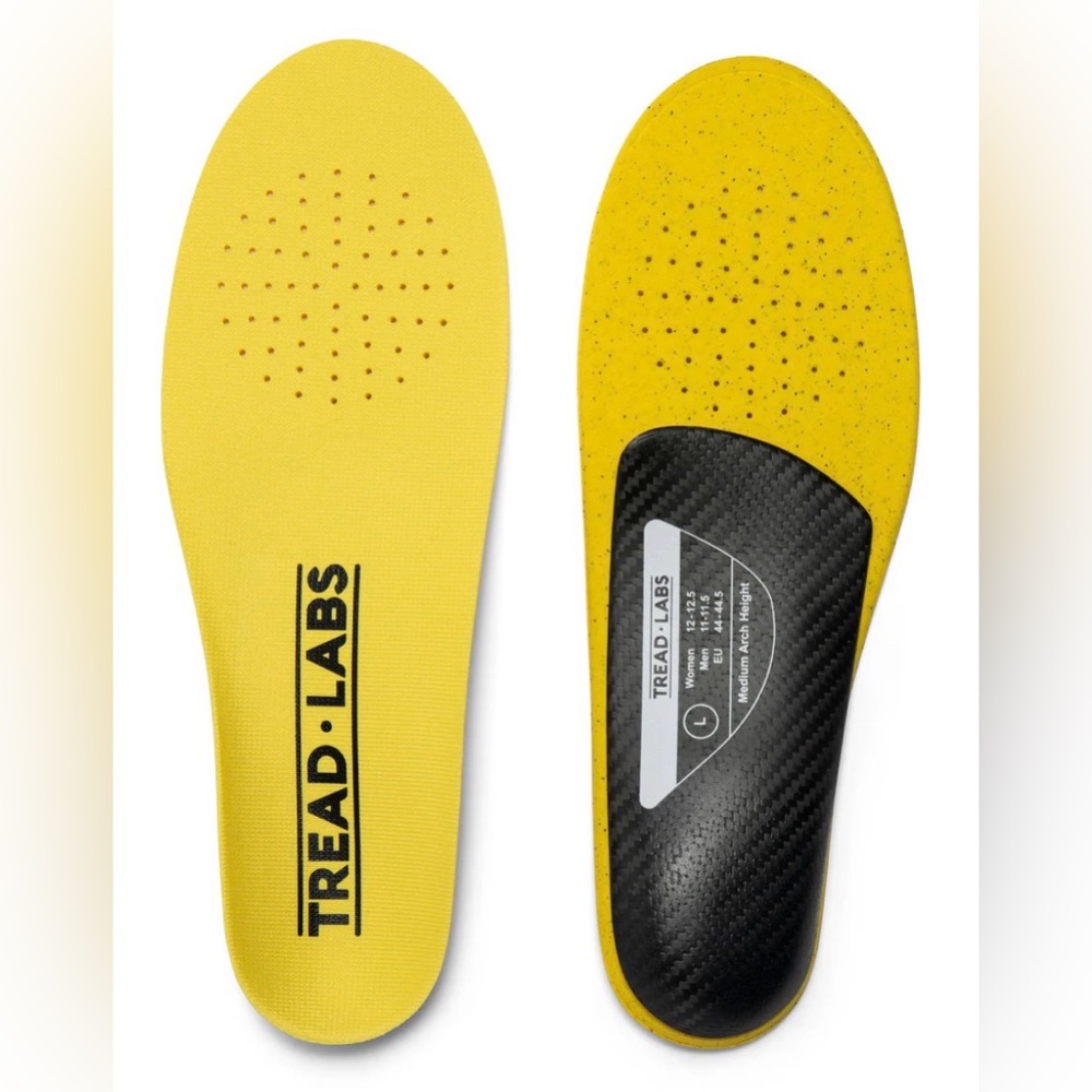 Tread Labs Dash Carbon Fiber Shoe Insoles (Women 8-8.5 / Men 7-7.5)